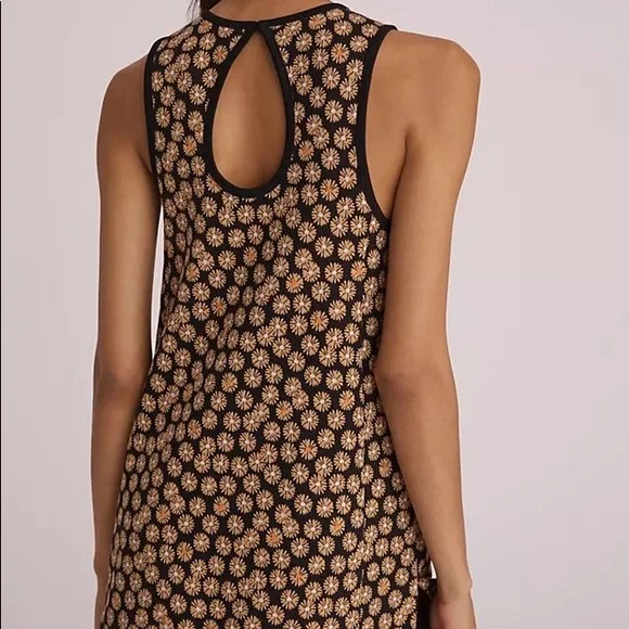 ✨ Anthropologie Jacquard Tunic Top Sz MP - Picture 3 of 6